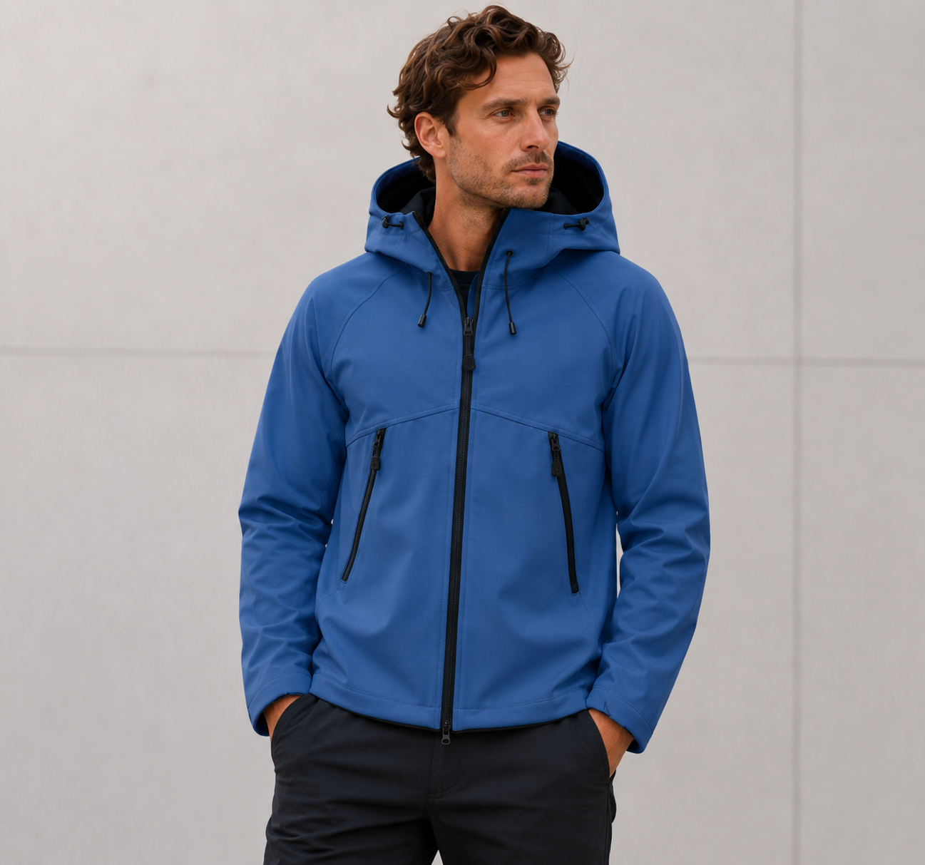 Men‘s Hooded Softshell Jacket