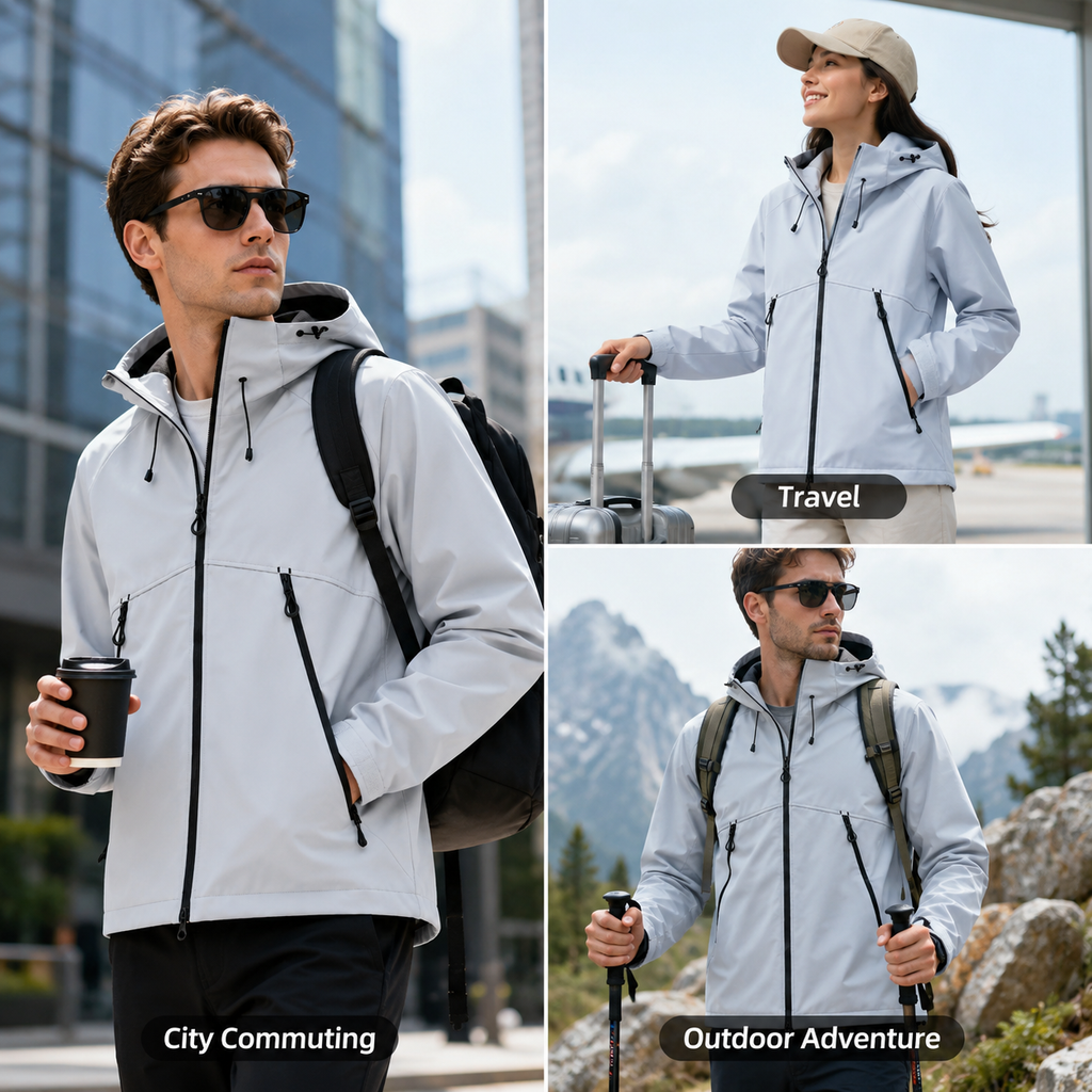 Men‘s Hooded Softshell Jacket