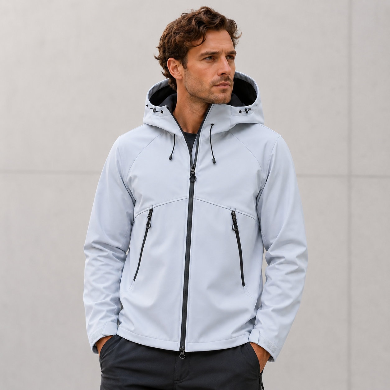 Men‘s Hooded Softshell Jacket
